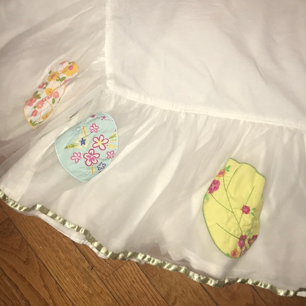 Pottery Barn Brooke tulle crib skirt